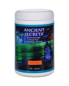 Ancient Secrets Aromatherapy Dead Sea Mineral Baths Patchouli - 2 lbs