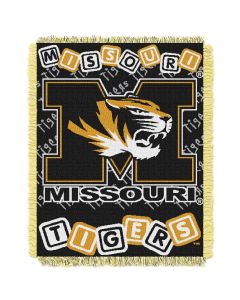 The Northwest Company Missouri baby 36"x 46" Triple Woven Jacquard Throw (College) - Missouri baby 36"x 46" Triple Woven Jacquard Throw (College)