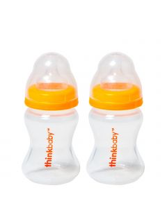 Thinkbaby Stage A Baby Bottle (0-6 Months) - Twin Pack - 5 oz - Thinkbaby Stage A Baby Bottle (0-6 Months) - Twin Pack - 5 oz