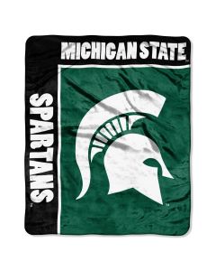 The Northwest Company Michigan State "School Spirit" 50"x60" Raschel Throw (College) - Michigan State "School Spirit" 50"x60" Raschel Throw (College)