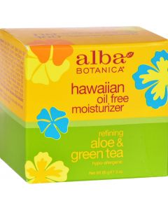 Alba Botanica Hawaiian Aloe and Green Tea Moisturizer Oil-Free - 3 oz