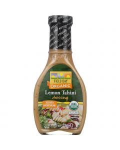 Field Day Dressing - Organic - Lemon Tahini - 8 oz - case of 12