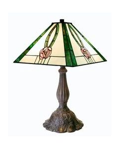 Warehouse of Tiffany Tiffany-style Mission Rose Bud Table Lamp