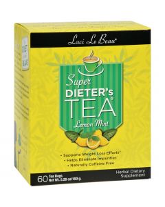 Laci Le Beau Super Dieter's Tea Lemon Mint - 60 Tea Bags