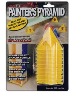 Painters Pyramid Painter's Pyramid Stands 10/Pkg-Yellow