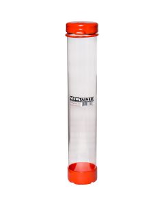 Viewtainer Tethered Cap Storage Container 2.75"X15"-Orange