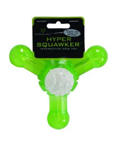 Hyper Pet Hyper Squawker Jack Dog Toy Green 5 x 2.52" x 2.52"