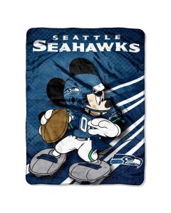 The Northwest Company Seahawks 46"x60" Mickey Micro Raschel Throw (NFL) - Seahawks 46"x60" Mickey Micro Raschel Throw (NFL)