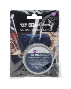 Prima Marketing NEW! Finnabair Art Alchemy Antique Brilliance Wax .68 Fluid Ounce-Mystic Turquoise