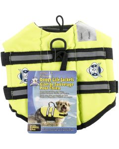Fido Pet Products Paws Aboard Doggy Life Jacket Extra Small-Safety Neon Yellow