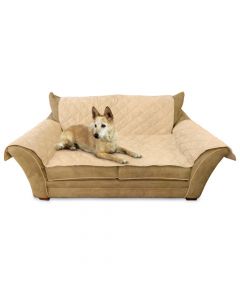 K&H Pet Products Furniture Cover Loveseat Mocha 26" x 55" seat, 42" x 66" back, 22" x 26" side arms