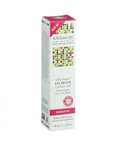 Andalou Naturals Eye Revive Contour Gel - 1000 Roses - .6 oz