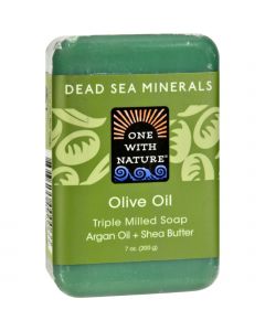 One With Nature Dead Sea Mineral Olive Oil Soap - 7 oz