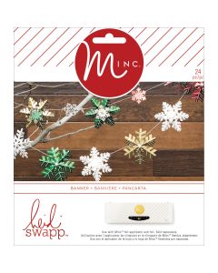 American Crafts Minc 3D Paper Decor Kit-Christmas Snowflake Banner