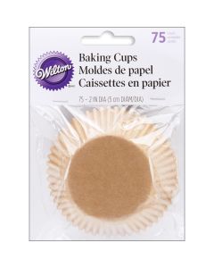 Wilton Standard Baking Cups-Unbleached 75/Pkg