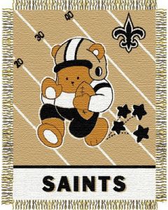 The Northwest Company Saints baby 36"x 46" Triple Woven Jacquard Throw (NFL) - Saints baby 36"x 46" Triple Woven Jacquard Throw (NFL)