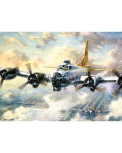 Royal Brush Paint By Number Kit 15.375"X11.25"-Flying Fortress