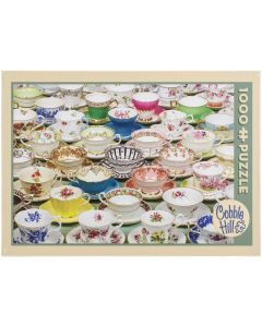 Outset Media Jigsaw Puzzle 1000 Pieces 10"X14"-Teacups