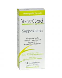 Women's Health Yeast-Gard Advanced Suppositories - 10 Suppositories