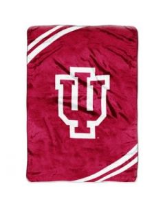 The Northwest Company INDIANA "Force" 60"80" Raschel Throw (College) - INDIANA "Force" 60"80" Raschel Throw (College)