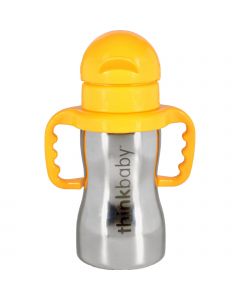 Thinkbaby Bottle - Thinkster - Of Steel - with Cover and Spout - 9 oz