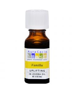 Aura Cacia Vanilla in Jojoba Oil - 0.5 fl oz