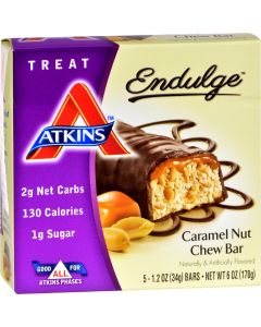 Atkins Endulge Bar Caramel Nut Chew - 5 Bars