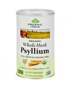 Organic India Fiber Harmony Psyllium Whole Husk - 12 oz