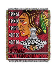 The Northwest Company Blackhawks  "Commemorative" 48x60 Tapestry Throw