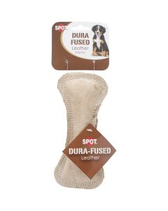 Ethical Pets Dura-Fused Leather Bone 7"-Brown