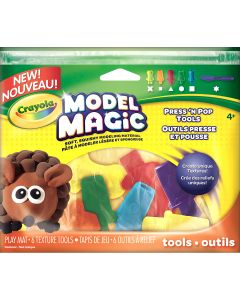 Crayola Model Magic Press 'N Pop Tools 6/Pkg-