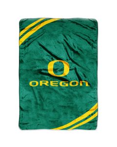 The Northwest Company OREGON "Force" 60"80" Raschel Throw (College) - OREGON "Force" 60"80" Raschel Throw (College)