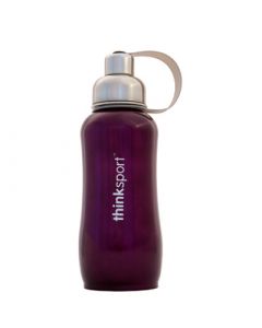 Thinksport Stainless Steel Sports Bottle - Purple - 25 oz