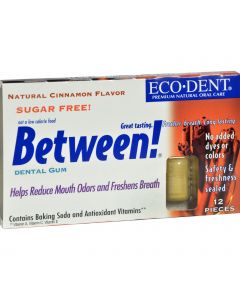 Eco-Dent Between Dental Gum - Cinnamon - Case of 12 - 12 Pack