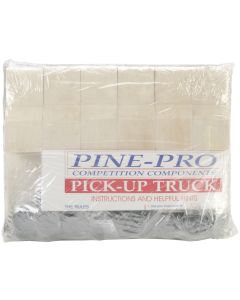 Pinepro Pine Car Derby Kits Bulk Pack-Pickup Truck