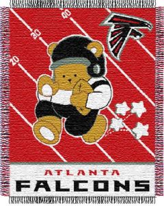 The Northwest Company Falcons baby 36"x 46" Triple Woven Jacquard Throw (NFL) - Falcons baby 36"x 46" Triple Woven Jacquard Throw (NFL)
