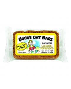 Bobo's Oat Bars - All Natural - Gluten Free - Lemon Poppyseed - 3 oz Bars - Case of 12