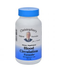 Dr. Christopher's Formulas Dr. Christopher's Blood Circulation Formula - 465 mg - 100 Vegetarian Capsules