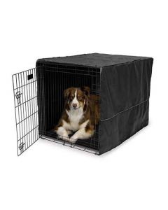 Midwest Quiet Time Pet Crate Cover Black 43" x 30" x 30"