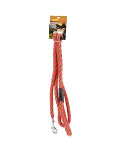 Westminster Pet Products Round Braided Reflective Lead 5/8"X6 Feet-Orange