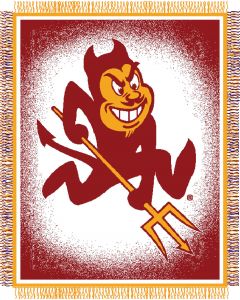 The Northwest Company Arizona State "Focus" 48"x60" Triple Woven Jacquard Throw (College) - Arizona State "Focus" 48"x60" Triple Woven Jacquard Throw (College)
