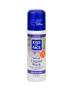Kiss My Face Deodorant Liquid Rock Roll-On Lavender - 3 fl oz