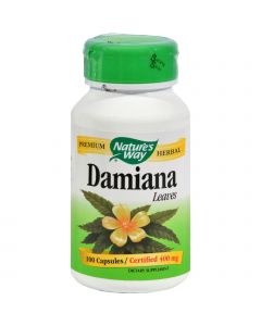 Nature's Way Damiana Leaves - 100 Capsules