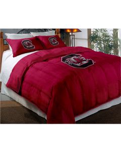 The Northwest Company South Carolina Twin/Full Chenille Embroidered Comforter Set (64"x86") with 2 Shams (24"x30") (College) - South Carolina Twin/Full Chenille Embroidered Comforter Set (64"x86") with 2 Shams (24"x30") (College)