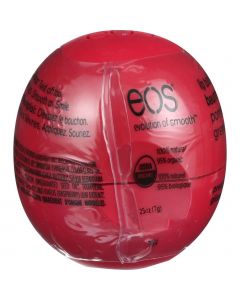 Eos Products Lip Balm - Smooth Sphere - Organic - Pomegranate Raspberry - .25 oz - Case of 8