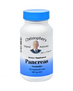 Dr. Christopher's Formulas Dr. Christopher's Original Formulas Pancreas Formula - 460 mg - 100 Vcaps