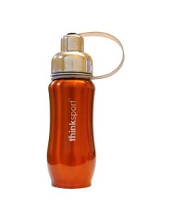 Thinksport Stainless Steel Sports Bottle - Orange - 12 oz