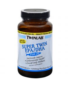 Twinlab Super Twin EPA DHA Fish Oil - 100 Softgels