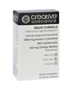 Creative Bioscience Brain Formula - 60 Vegetarian Capsules