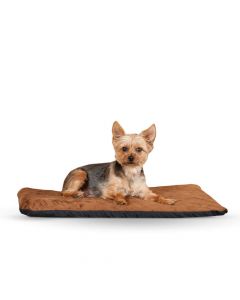 K&H Pet Products Ortho Thermo Pet Bed Large White / Green 24" x 37" x 3"